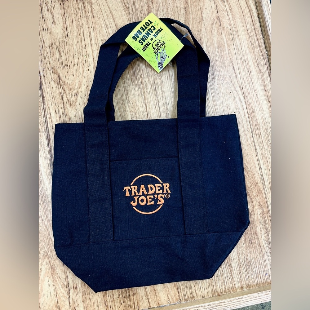 Trader Joe's Halloween Mini Tote Bag NWT